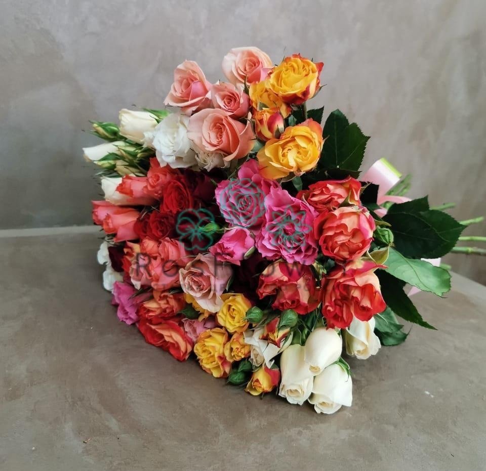 Букет цветов из: Розы в Масловой