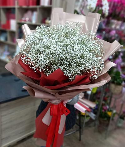 Букет цветов из: Гипсофила в Масловой