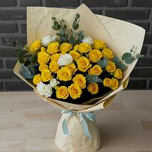 Букет цветов из:  Розы #REPLACE_PRED# Масловой