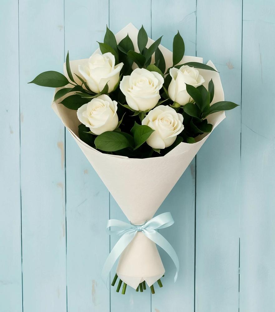 Букет цветов из: Розы в Масловой