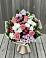 Букет цветов из: Альстромерии, Гвоздики, Розы и Хризантемы в Масловой