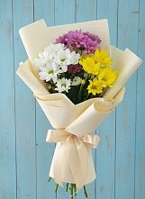 Букет цветов из:  Хризантемы в Масловой