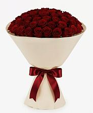 Букет 101 Бордовая роза Блэк Бакарра в Масловой