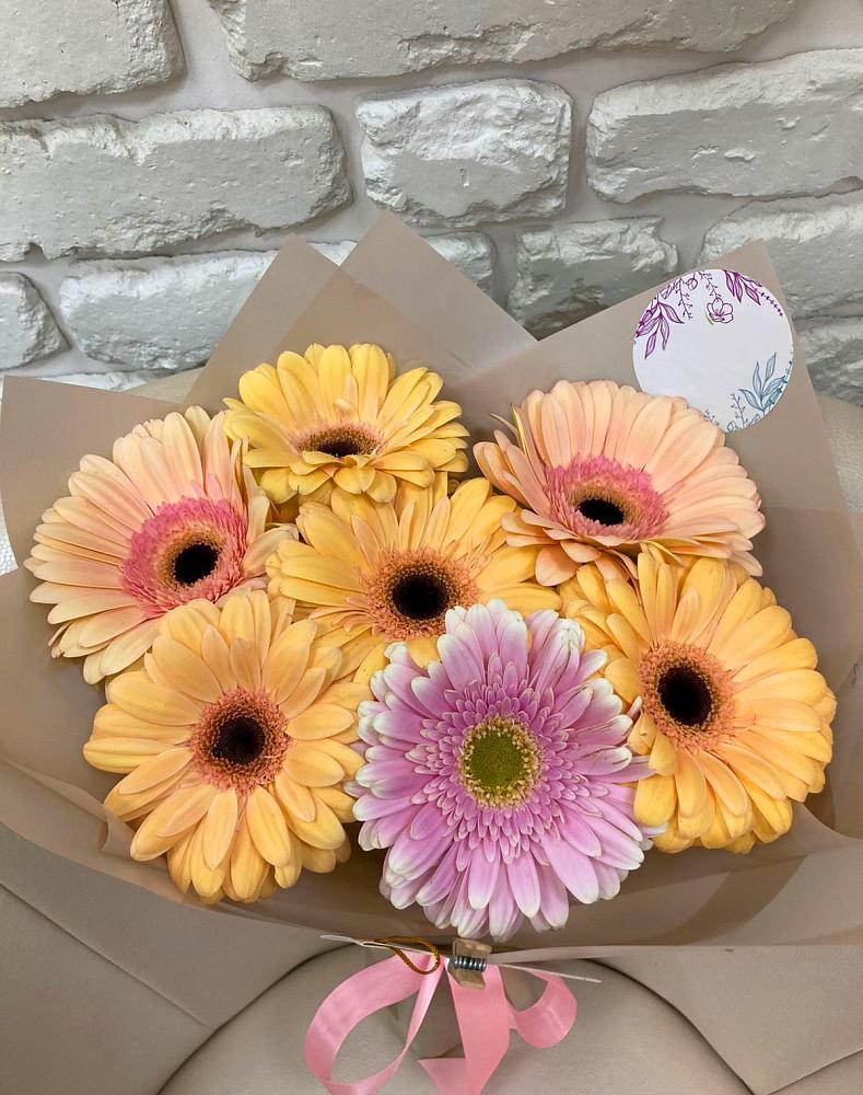Букет цветов из: Герберы в Масловой