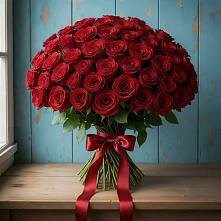 Букет Красные розы Блэк Меджик в Масловой