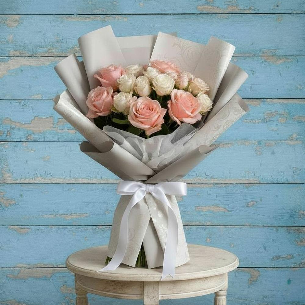 Букет цветов из: Розы в Масловой