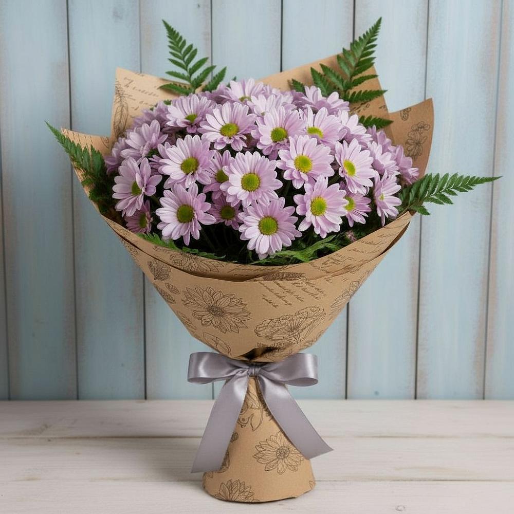 Букет цветов из: Хризантемы в Масловой