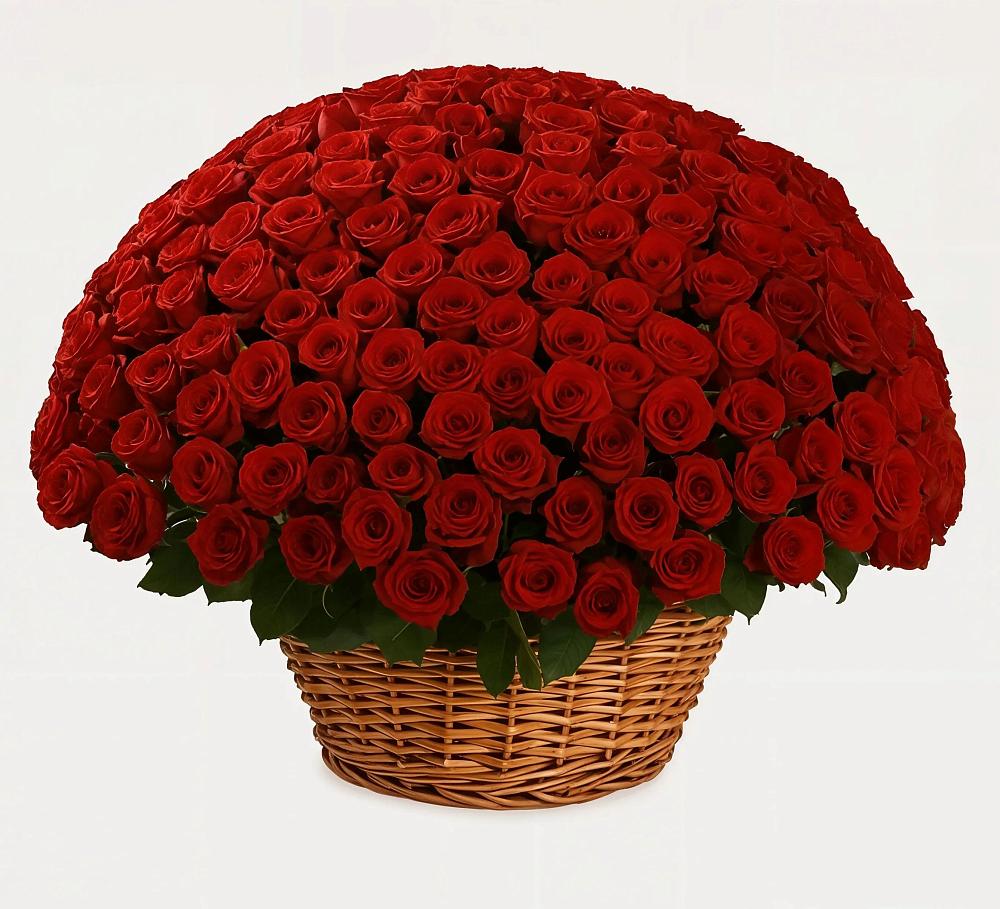 Премиум букет из: Розы в Масловой