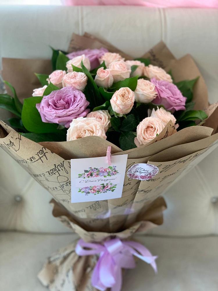 Букет цветов из: Розы в Масловой