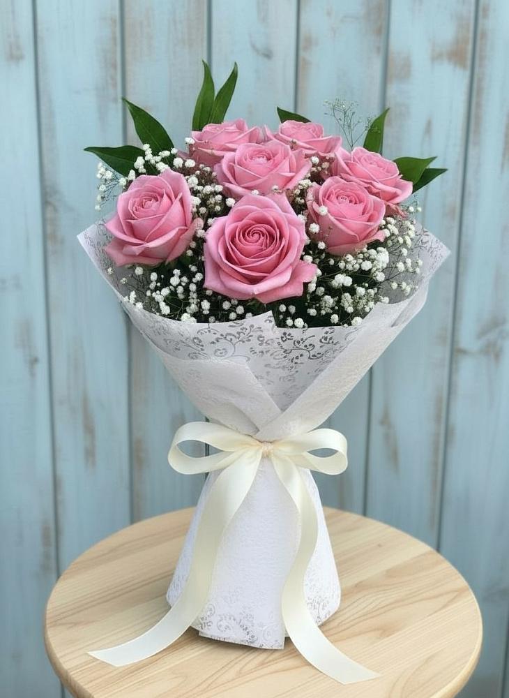 Букет цветов из: Розы в Масловой