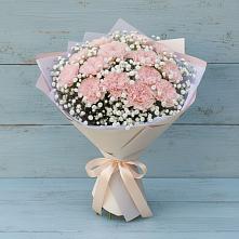 Букет цветов из:  Гвоздики в Масловой
