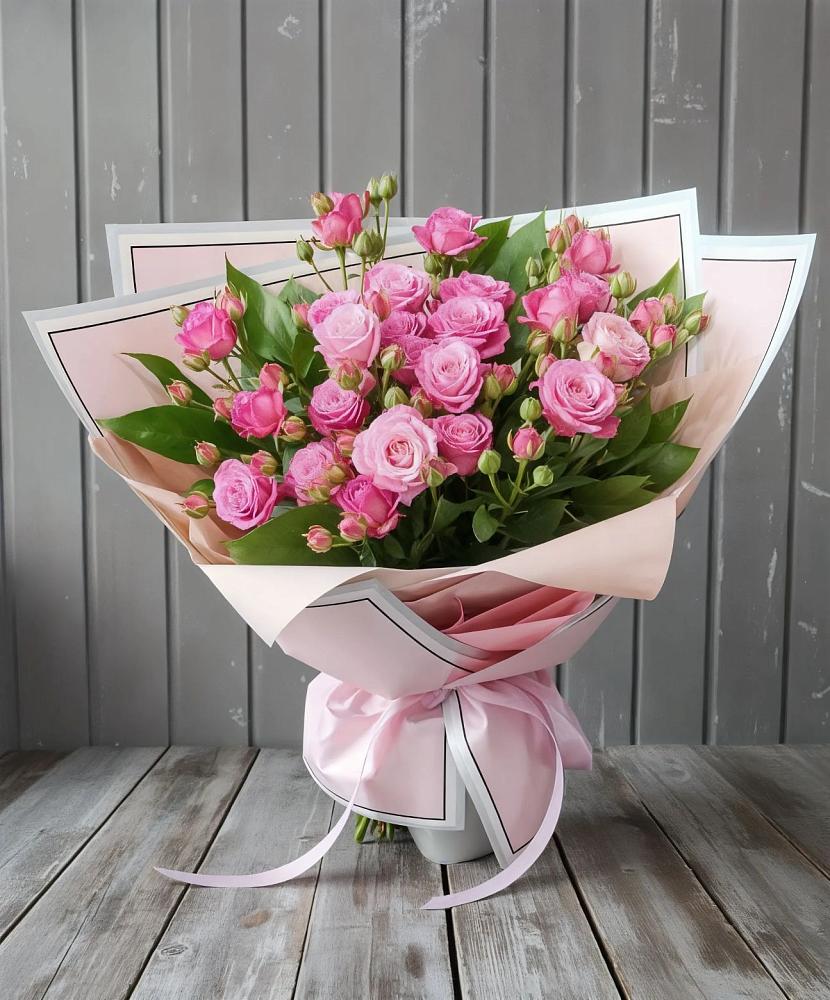 Букет Розовый кустик в Масловой