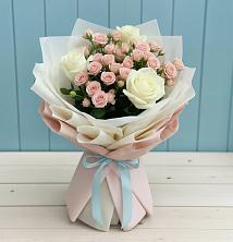 Букет цветов из:  Розы в Масловой