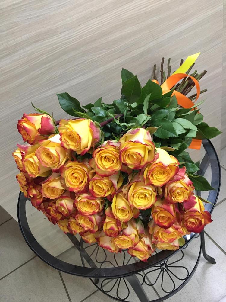 Букет Желтые розы в Масловой