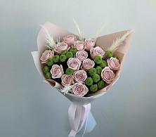 Букет цветов из:  Розы и Хризантемы в Масловой