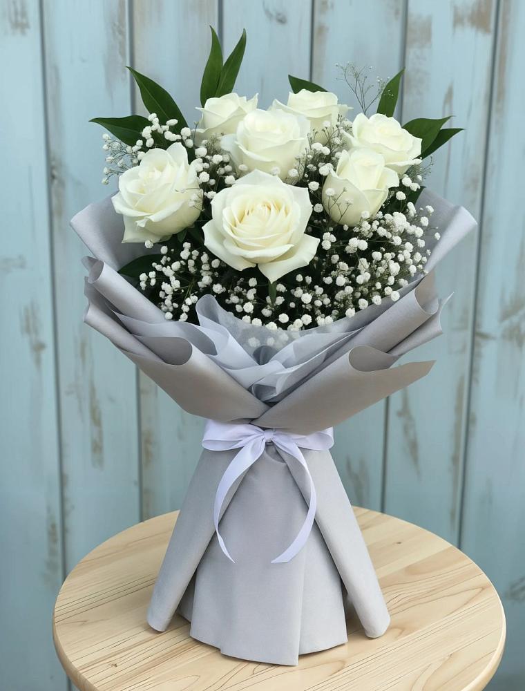 Букет цветов из: Розы в Масловой