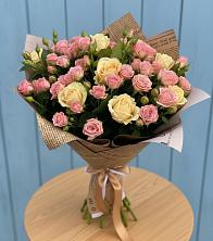 Букет цветов из:  Розы в Масловой