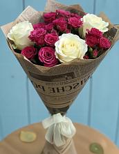 Букет цветов из:  Розы в Масловой