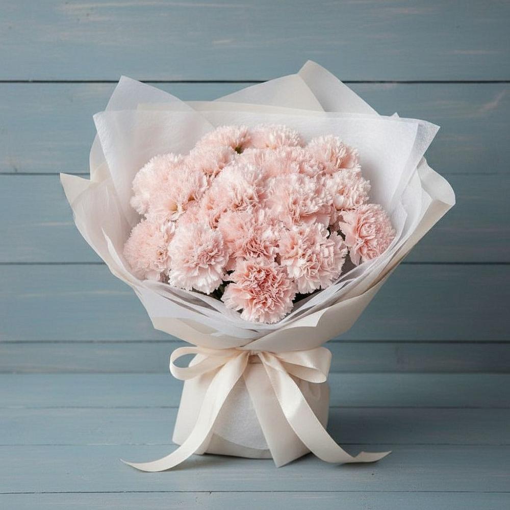 Букет цветов из: Гвоздики в Масловой