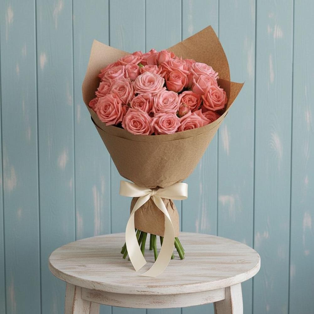 Букет цветов из: Розы в Масловой