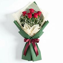 Букет цветов из:  Розы в Масловой