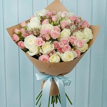 Букет цветов из:  Розы в Масловой