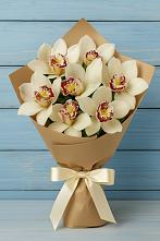 Букет цветов из:  Орхидеи и Розы в Масловой